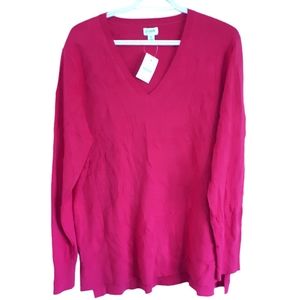 NWT Magenta Sweater, XL